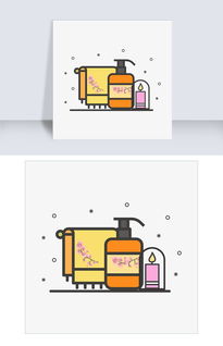 矢量手繪卡通洗漱用品與動漫人物設計素材全攻略